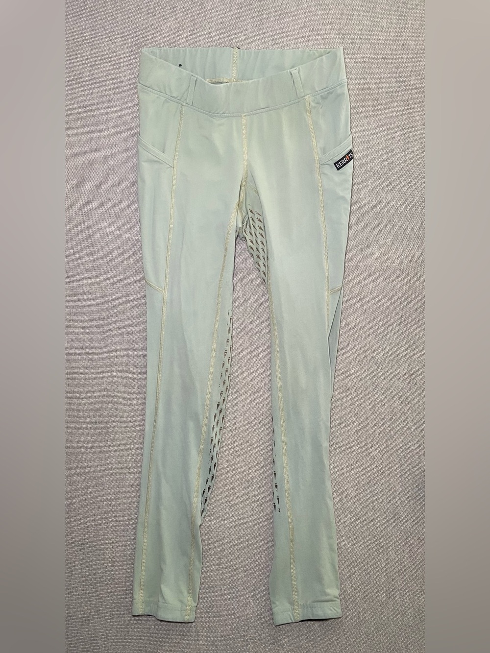 Kerrits Riding Womens BREECHES Silicone Full Seat Green